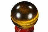 Polished Tiger's Eye Sphere - South Africa #116062-1
